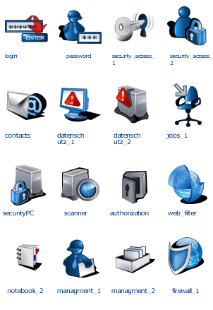  - Icon-Design zum Thema IT-Security